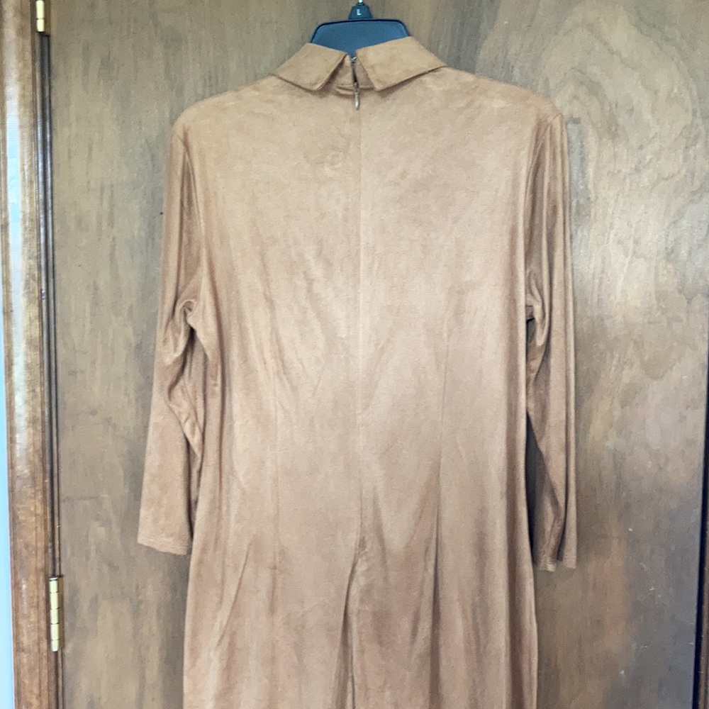 Sami & Jo camel colored collared dress size L - Picture 9 of 17